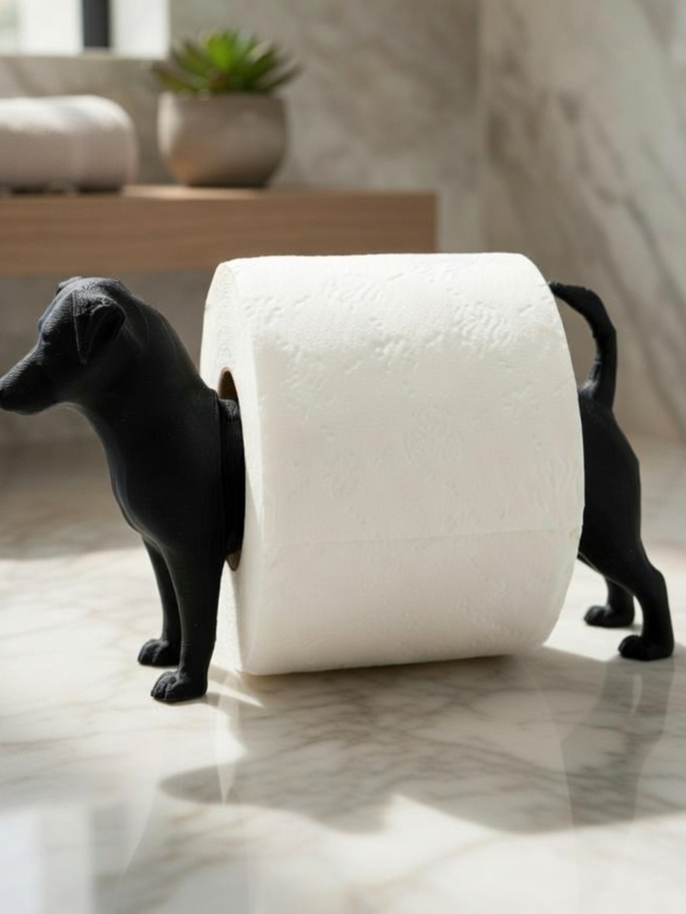 Jack Russell Toilet Paper Holder